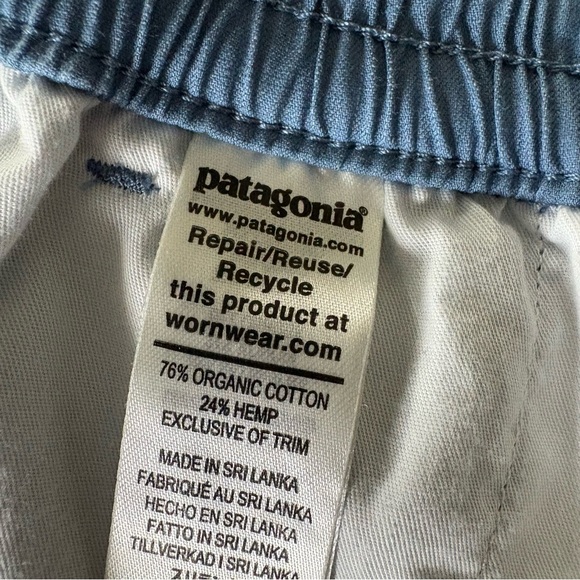 Patagonia Organic Cotton Hemp Unisex Shorts Sz Men’s S - Picture 6 of 10